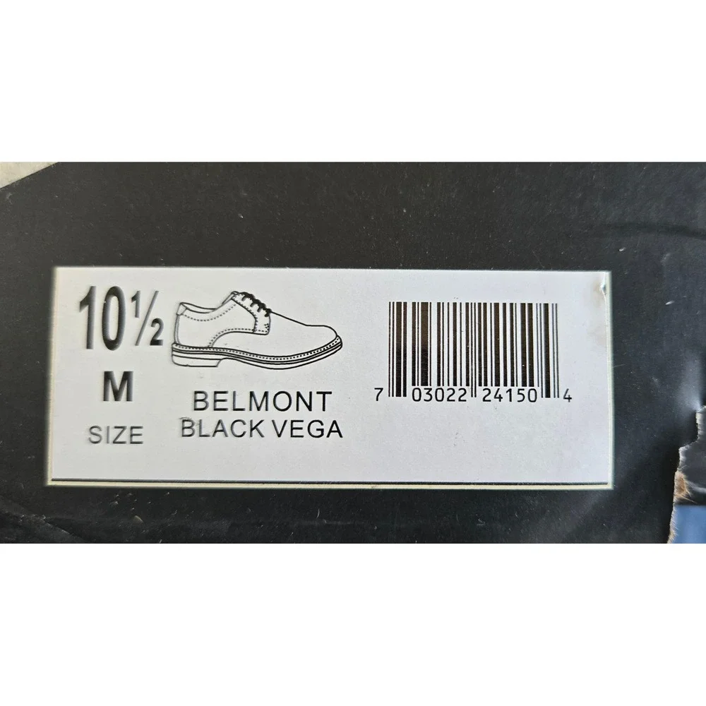 Deer Stags‎ Belmont Mens Black Vega Dress Shoes Comfort Oxford 10.5 M NEW